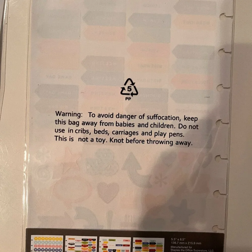 Organizational Stickers for Notebooks, Calendars &‎  Datebooks (3 packs / new/x)